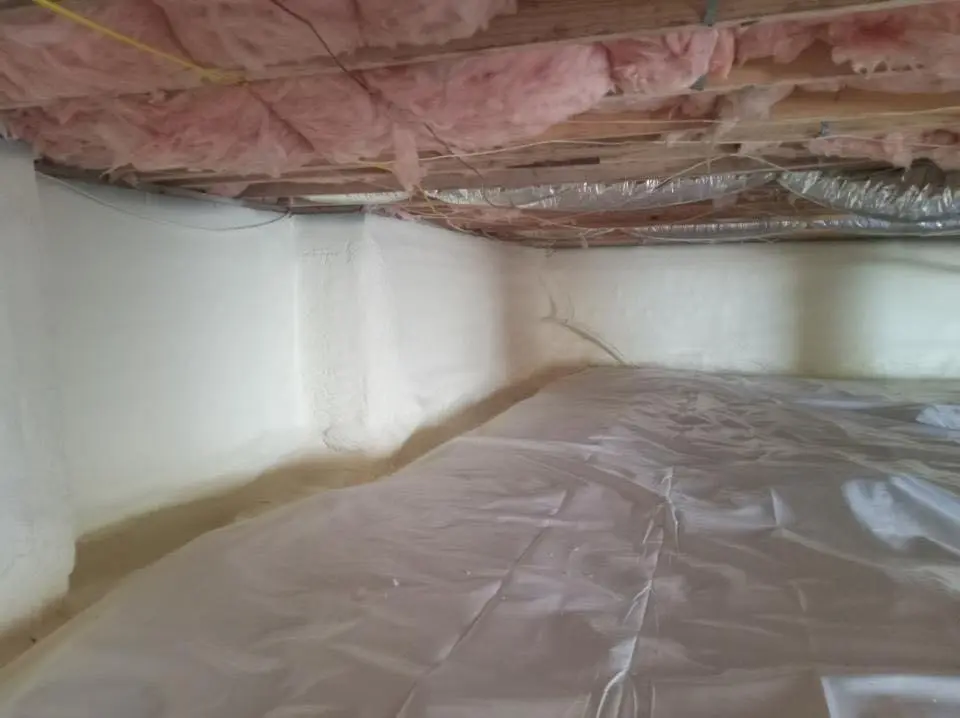 Crawl space encapsulation with closed-cell spray foam for Roof Maintenance in Buena Vista